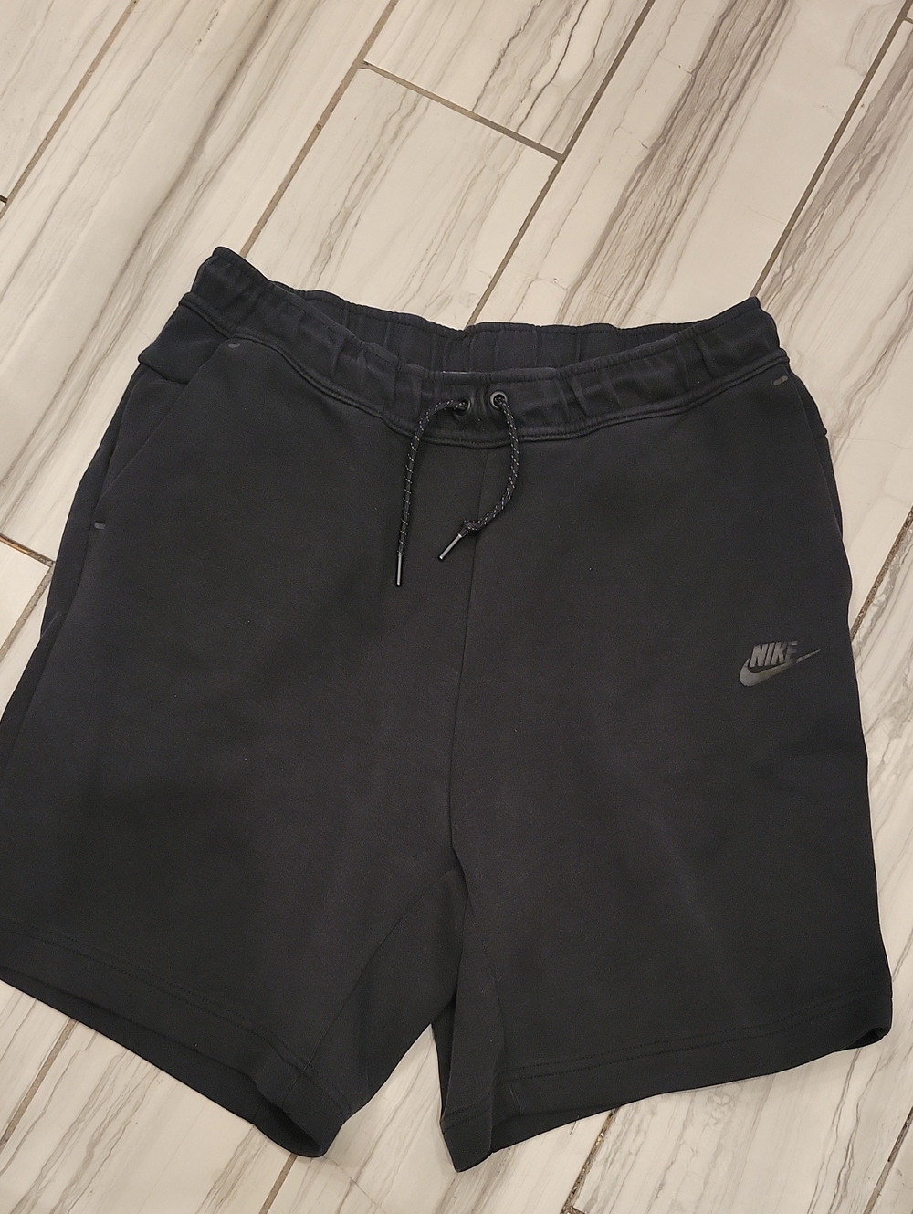 Nike Men's Black Athletic Drawstring Shorts